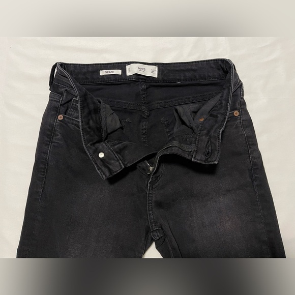 Mango Grace Crop Slim Fit Jeans - Picture 5 of 14